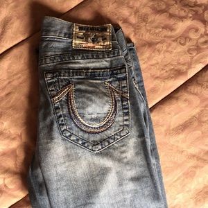 TRUE RELIGION DIRTY DENIM JEANS